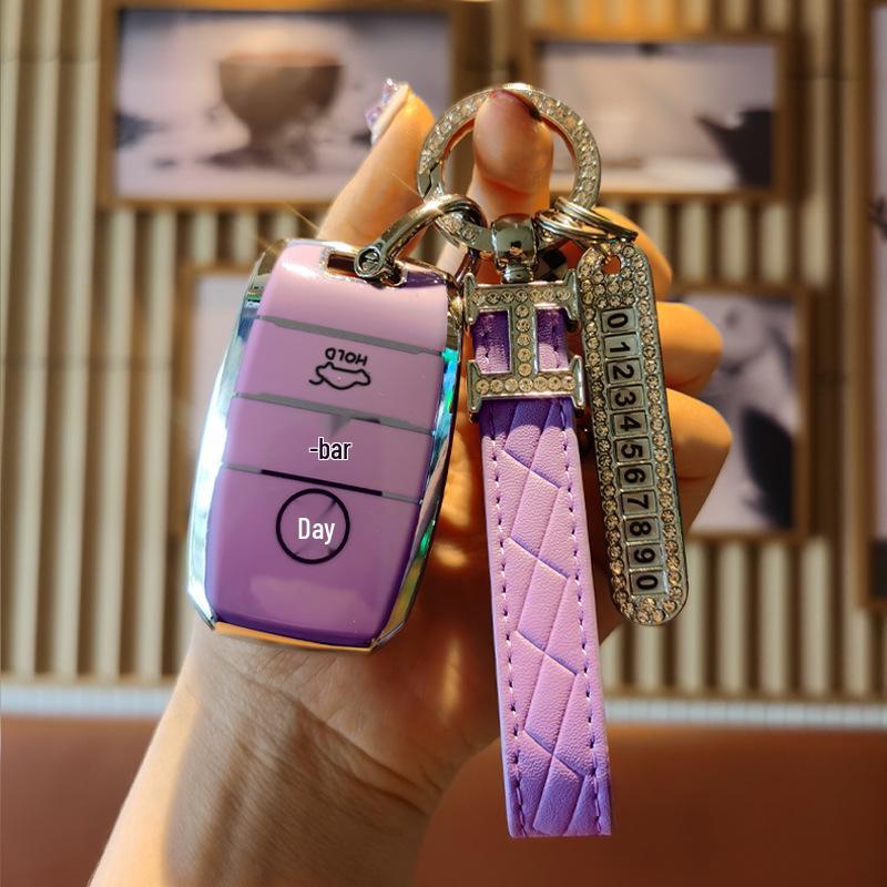 Premium Key Cover for Kia Models (K3, Sportage, K5, Seltos, KX3, K4, KX5, Niro, Carens)