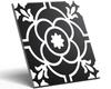 Placă Decorativă Porțelanată Patchwork Tudor Greta Black 20x20 Cm Gaura