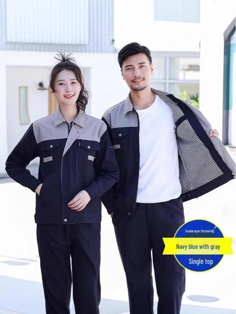 Men's and Women's Durable Long Sleeve Workwear Suit for All Seasons