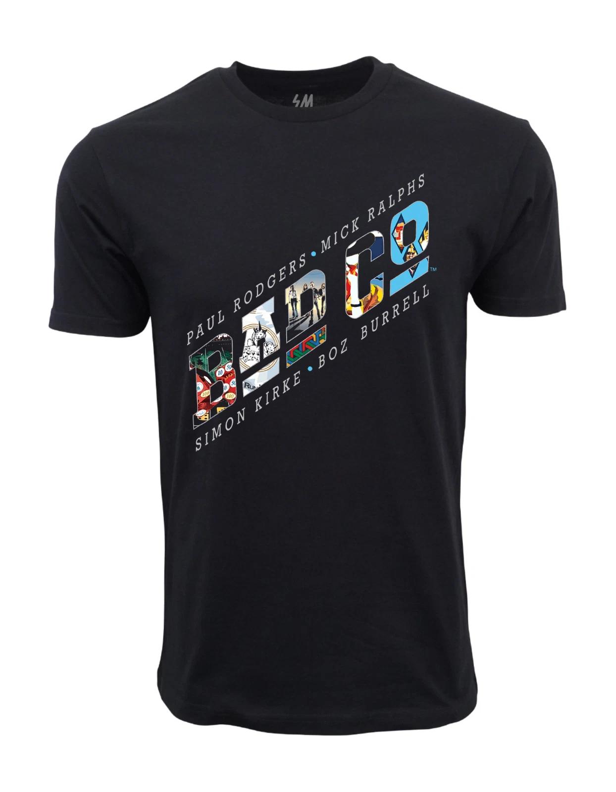 Bad Company Band Graphic T shirt Black XXXXL