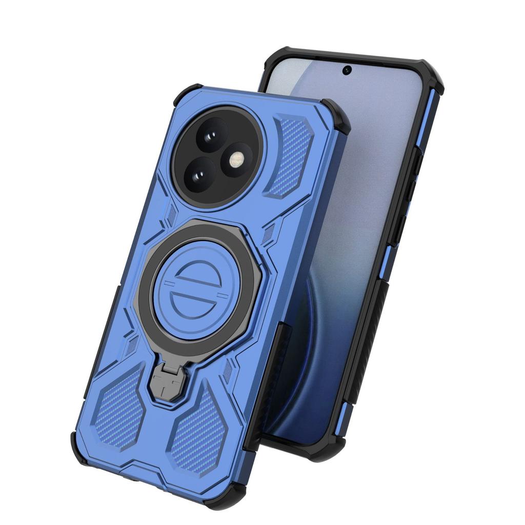 Xiaomi Redmi K80 Ultra Magnetic Ring Case 360° Rotatable [Military-Grade Drop Protection] + Metal Plate for MagSafe Phone Case