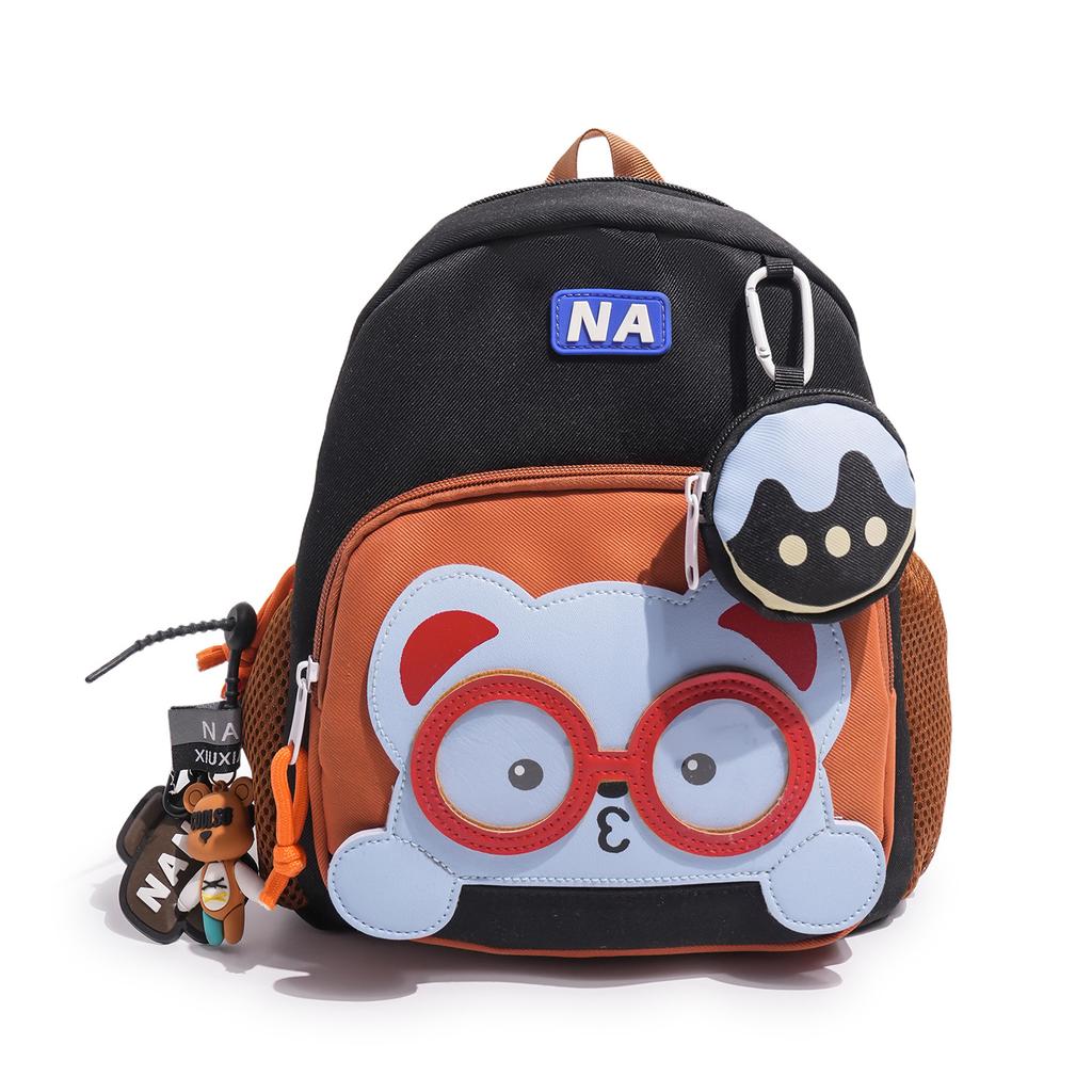 Schoolbag New Kindergarten Schoolbag Cartoon Ultra-light Fashion Small Backpack Boys and Girls Baby Cute Backpack Tide Wholesale