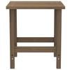 Vidaxl Adirondack Garden Chair with Table, Fir, Brown