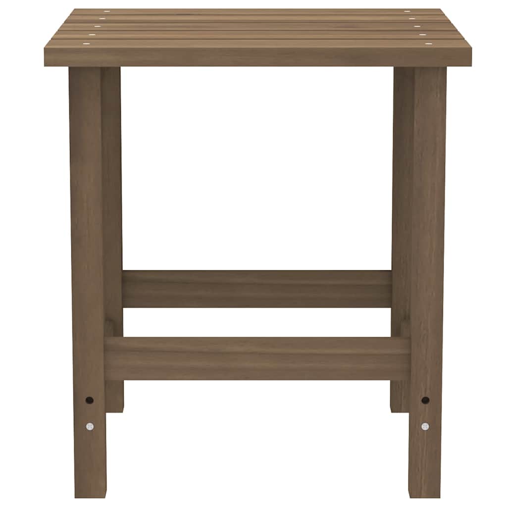 Vidaxl Adirondack Garden Chair with Table, Fir, Brown