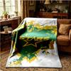 Stars Abstract Artwork Throws Blanket Flannel Blankets Plush for Couch Bed Gifts for Men Women Travel picnic blanket Christmas fan gifts
