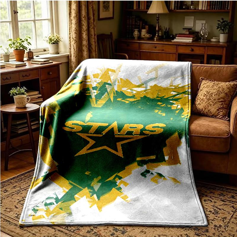 Stars Abstract Artwork Throws Blanket Flannel Blankets Plush for Couch Bed Gifts for Men Women Travel picnic blanket Christmas fan gifts