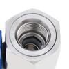 1/4inch NPT Female Male Thread 316 Stainless Steel Mini Ball Valve for Water / Motorcycle Tank, Heavy Duty Ball Valve Shut-off Valve