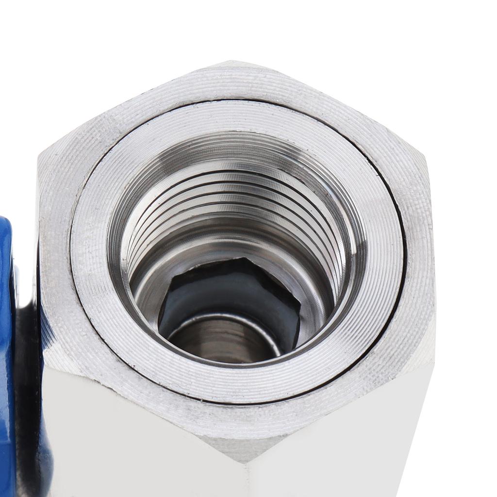 1/4inch NPT Female Male Thread 316 Stainless Steel Mini Ball Valve for Water / Motorcycle Tank, Heavy Duty Ball Valve Shut-off Valve
