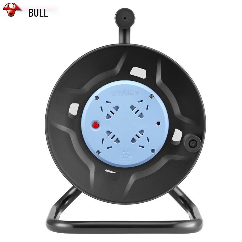 BULL Mobile Cable Reel Power Strip CN Plug (adapter Included)