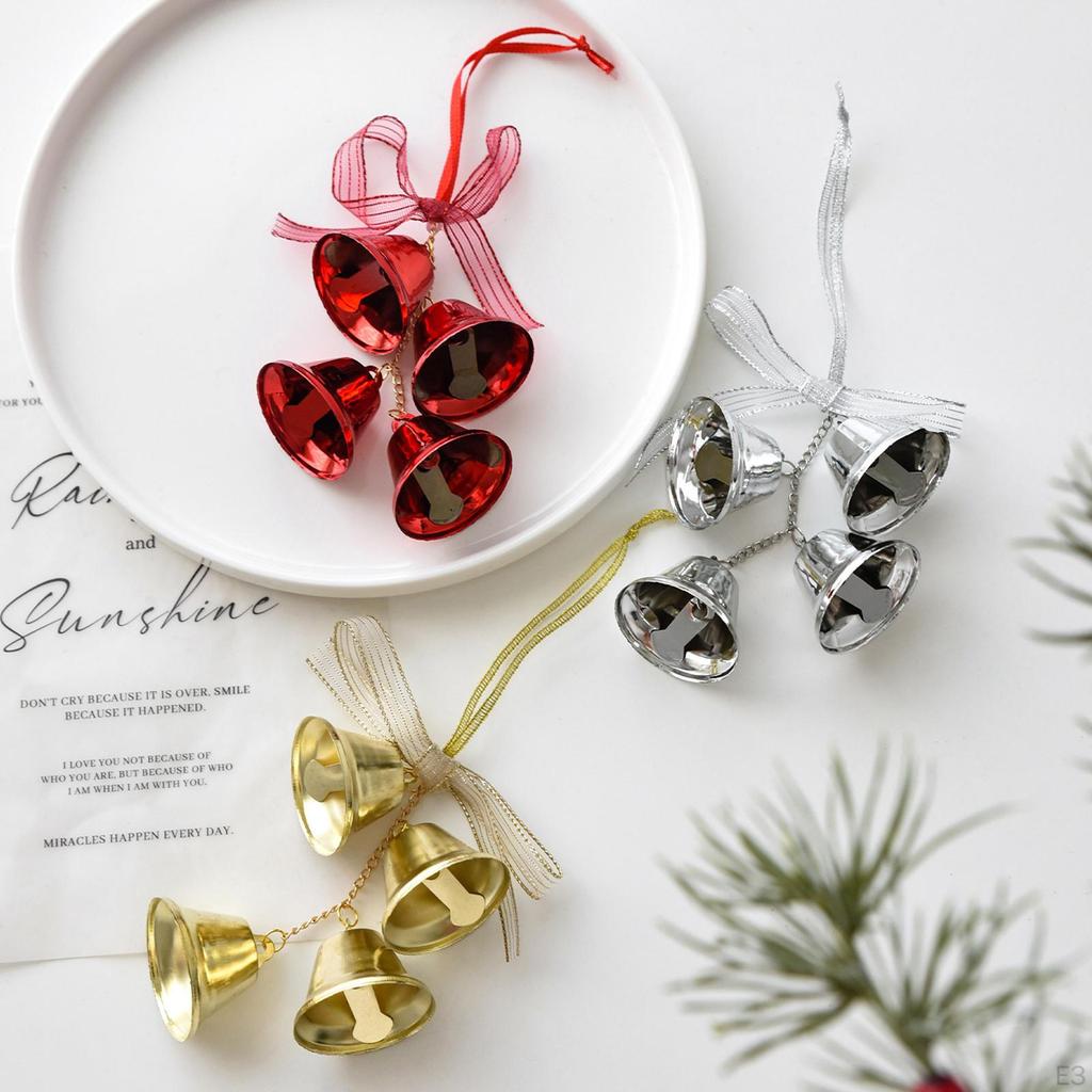 Weihnachtsanhänger Glocke Ornament Eisen Gefertigt Robust Und Dekorativ für Geschäft Restaurant Fenster Tür Geschenk