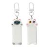 Kreslená roztomilá kočka Keychain Kawaii Animal Keyring Sladká pryskyřice Klíčenka Krásná školní taška Přívěsek na peněženku Pár Dárky