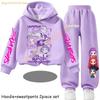 Huntrx Mira Rumi Zoey Kawaii Pullover Sweatshirt Anime Trainingsanzug Cartoon Mädchen Junge Kinder Kleidung Unisex Sets Kinder Kapuzenpullover