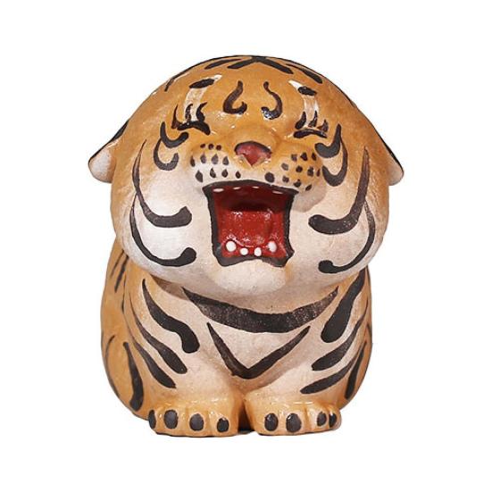 Langlebige Teedekoration in Tigerform, klein, besonders