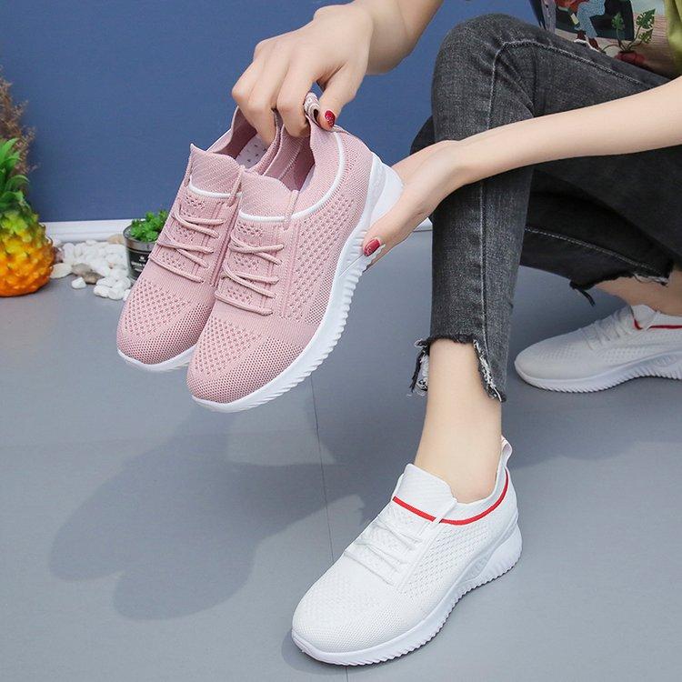 Compre Sapatos esportivos Sapatos Femininos Outono Novo Estilo Senhoras  Sapatos Casuais Sapatos de Corrida Respiráveis Malhar Mulheres Sapatos  modernos barato - preço, frete grátis, avaliações reais com fotos — Joom