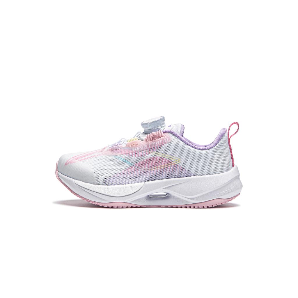 Li Ning Lightweight High Resilience Durable Low Top Kids Casual Shoes Kids Casual Shoes Pink YKNU066-2