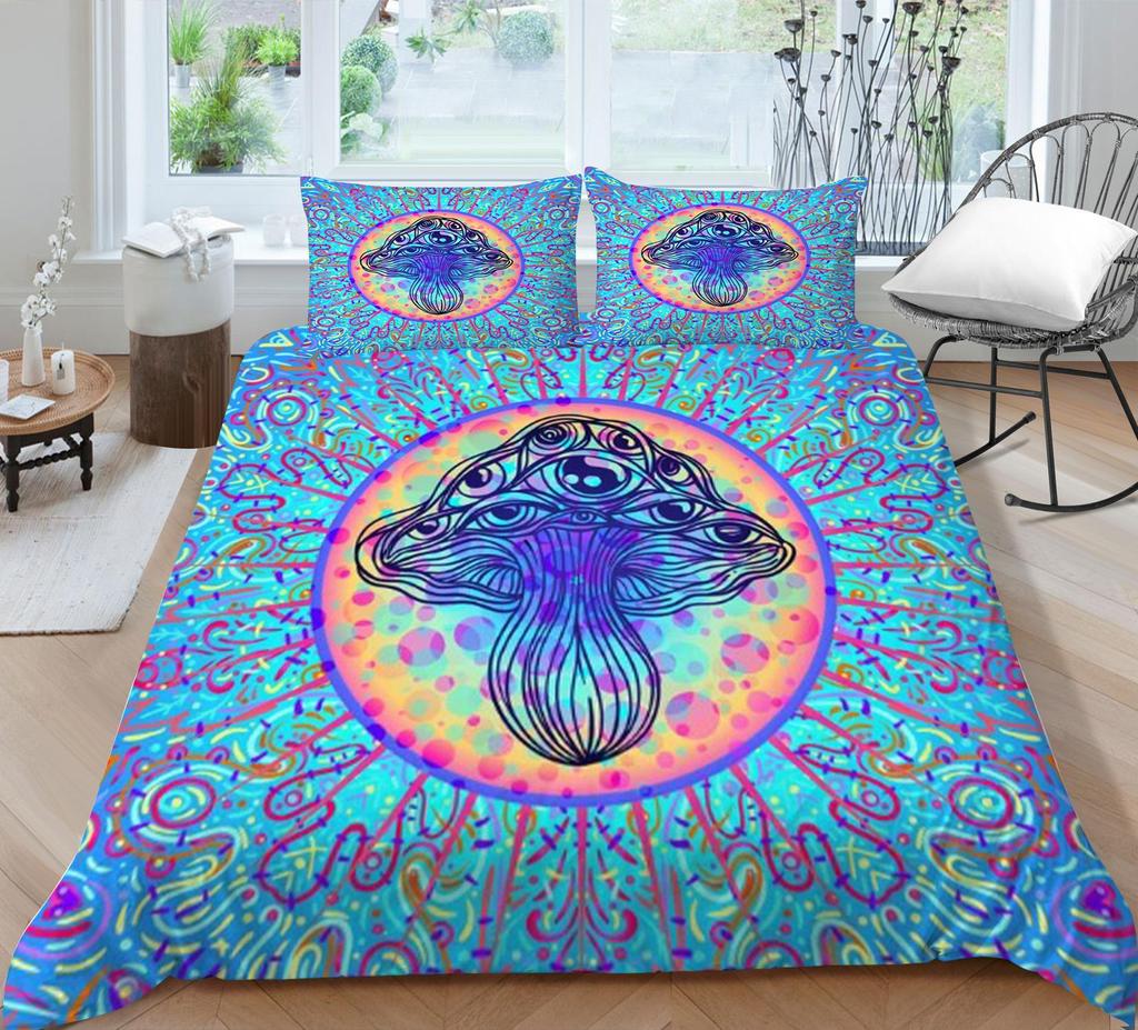 3D Bettwäsche Set Bettdecke Quilt Abdeckungen Kreative Böhmischen Kissenbezug Tröster Bettbezug Hause Bettwäsche