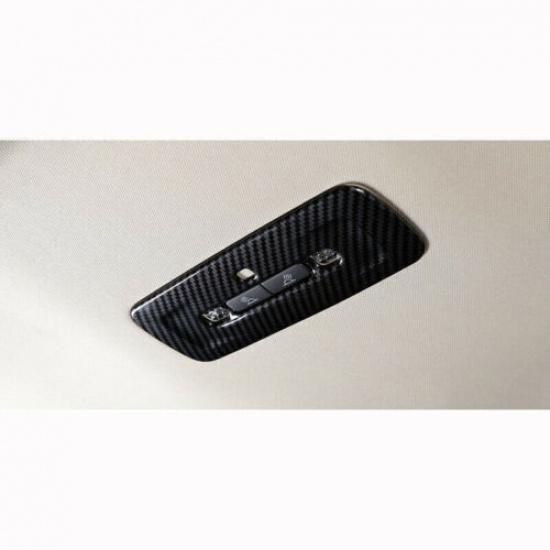 Carbon Fiber Cover Trim 1PC Rear Reading Light Button For Toyota Camry 2018-