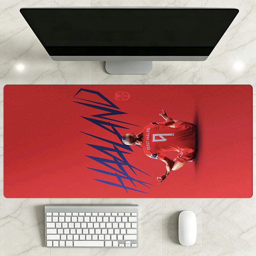 Haaland Large Mouse Pad Desk Mouse Pad Office Mouse Mats Non-Slip Rubber Bottom Perfect for Office Laptop Gaming Setup