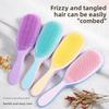 Macaron Color Massage Comb Dry and Wet Dual-purpose Hair Brush Fluffy Styling Comb Household Hairdressing Comb