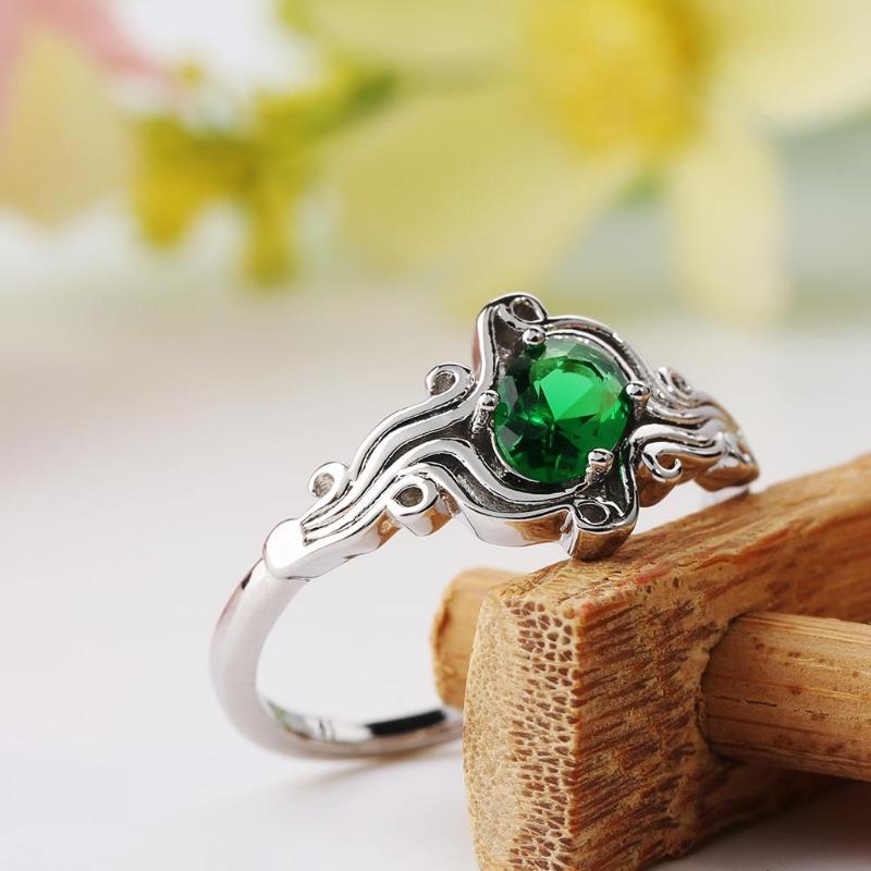 Elegante Hochzeit Braut Party Zubehör Dame Strass eingelegten Ring Schmuck