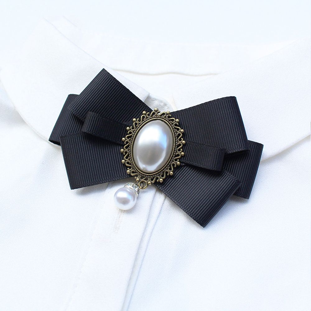Uniform Ribbon Ribbon Tie Shirt Accessory Collar Bowtie Cravat Ribbon Brooches JK Bow Tie Neck Ties