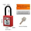 Bedi 38mm Industrial Safety Padlock: Engineering Plastic Insulated Electrical Lockout/Tagout (LOTO)