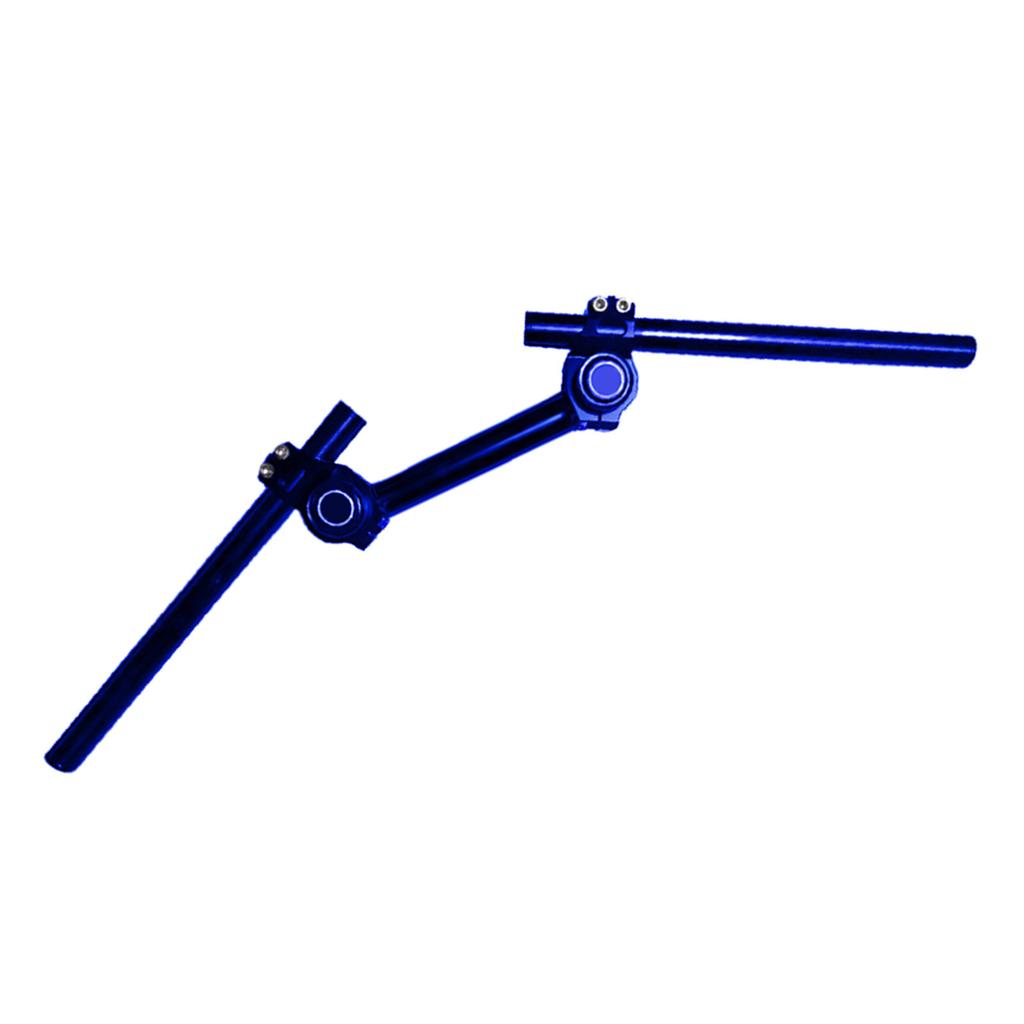 High Strength Aluminum Motorcycle Handlebar with Adjustable Height & Angle Suitable for Scooters Enhanced Riding Comfort