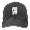 Washed Men's Baseball Cap Horror Black And White Design Trucker Snapback Caps Dad Hat Beavis and Butt-Head Golf Hats