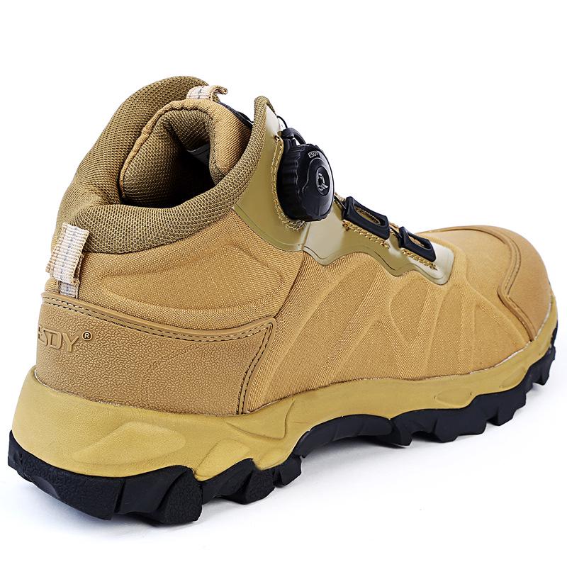 ESDY Quick Reaction Lightweight Tactical Hiking Boots with Automatic Knob Lacing.
