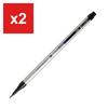 Akashiya Extra-Fine Brush Pen 'Sai ThinLINE', Ink Black, Set of 5, STL300-01