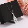 Mermaid Wolf Moon Star Mountaion Bottle Pendant Necklace Stainless Steel Golden Necklaces Jewelry Gift Women
