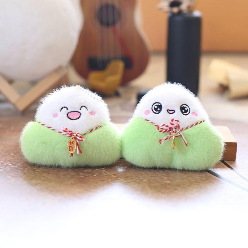 Dragon Festival Boat Zongzi Plush Keychain Backpack Pendant Gift For Kids