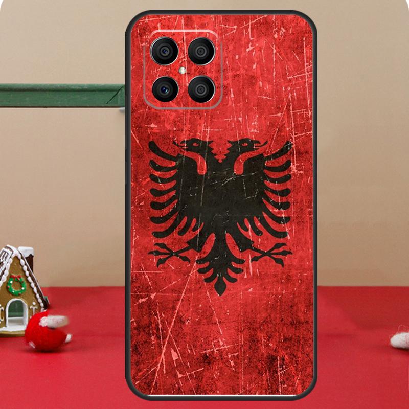

Albanian Flag Case For Honor Magic 6 7 8 Pro Honor 400 200 70 90 Lite X8c X8b X9a X9b X9c X9d Win RT Cover Honor X9c