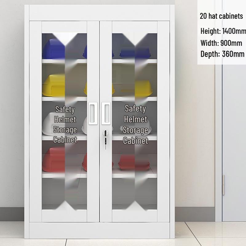 Durable Safety Helmet Storage Cabinet for Construction Sites