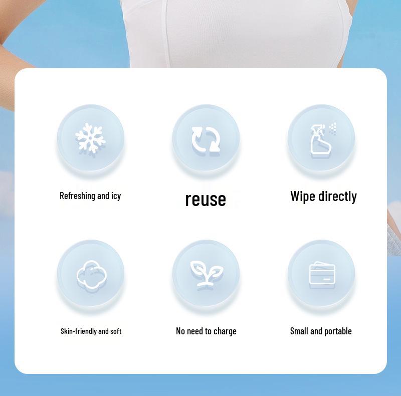 Waterproof TPU Cooling Neck Wrap: Summer Sports & Daily Use Ice Necklace