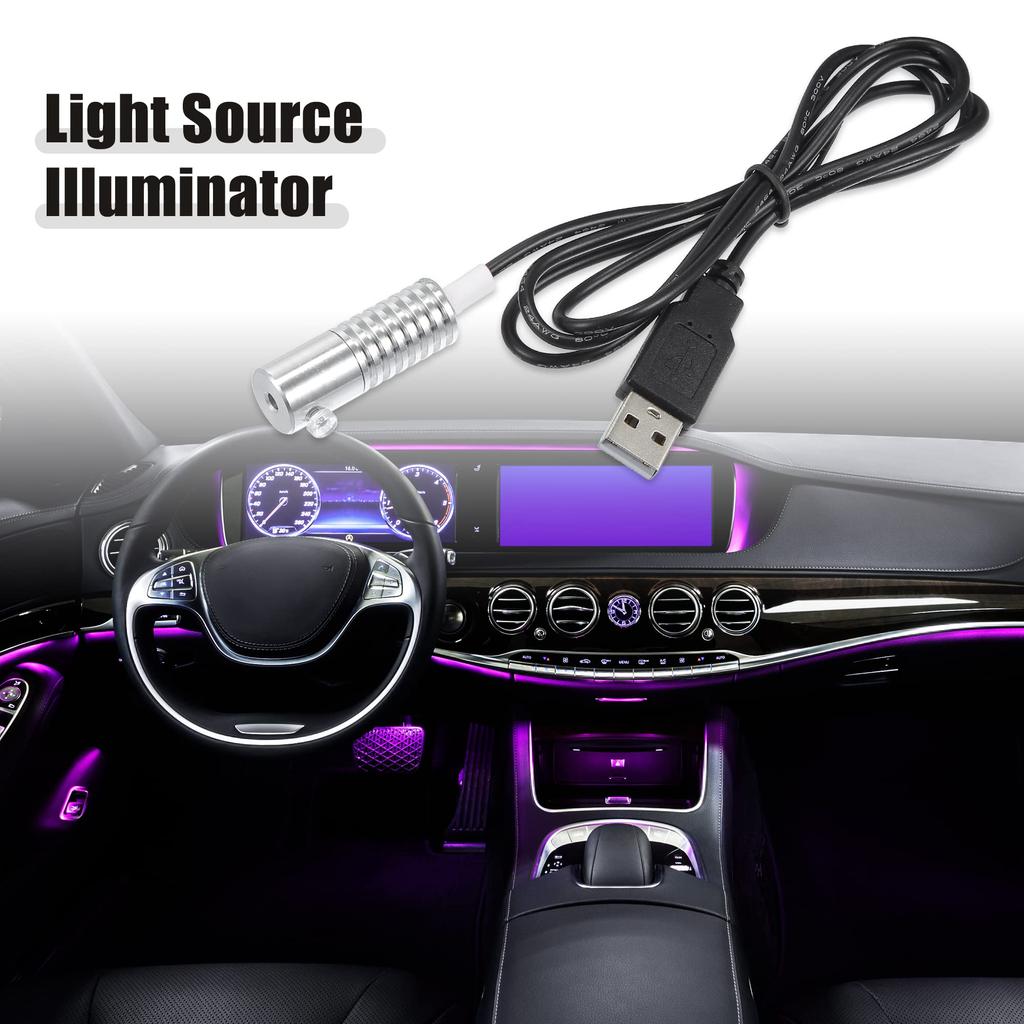 ACROPIX Aluminum Light Source Lighting Fixture Decoration USB LED Lights for Car DIY 3mm 2W LED White 1pcs