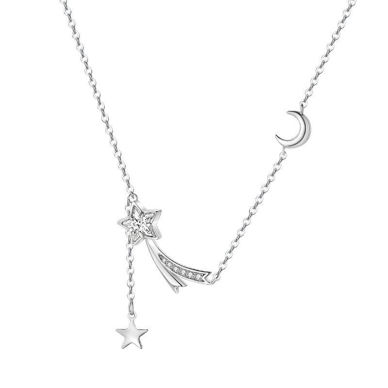 

Ожерелье «Метеор» для женщин на лето, роскошный и популярный дизайн, цепочка-колье для свитера, новогодний тренд