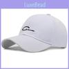 Stylish Black Baseball Cap For Men And Women With Embroidered Letter Design Ideal For All Seasons
