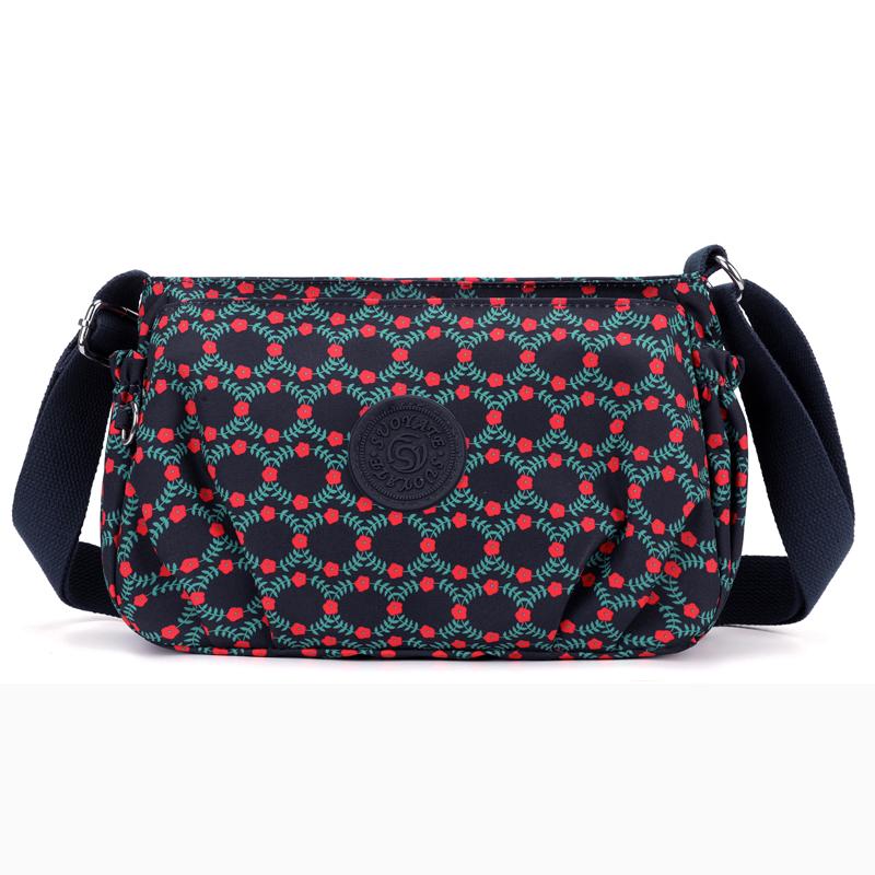 

Сумка через плечо с принтом, женская сумка для мамы с несколькими карманами, нейлоновая сумка через плечо, сумка для мобильного телефона