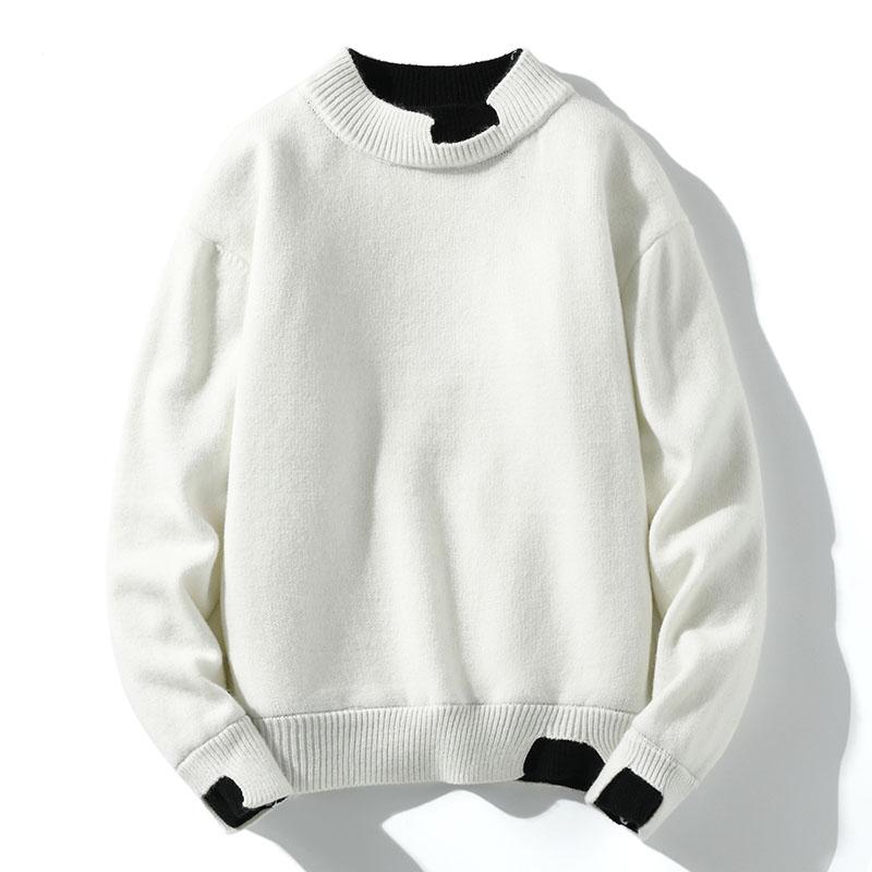 Ropa de moda para hombres Sudadera casual de manga completa Suéter de punto Hip Hop Otoño/Invierno Top
