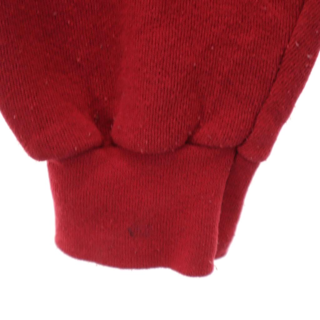 ANDHURST 90er Made in USA Altes Langarm-Sweatshirt-Trainingsshirt XL Rot Einfach Herren Gebraucht