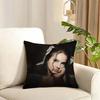Lana Del Rey Hot Music Album Cushion Cover Reversible Plush Pillow Cover Soft Fluffy Home Decor for Sofa Bedroom