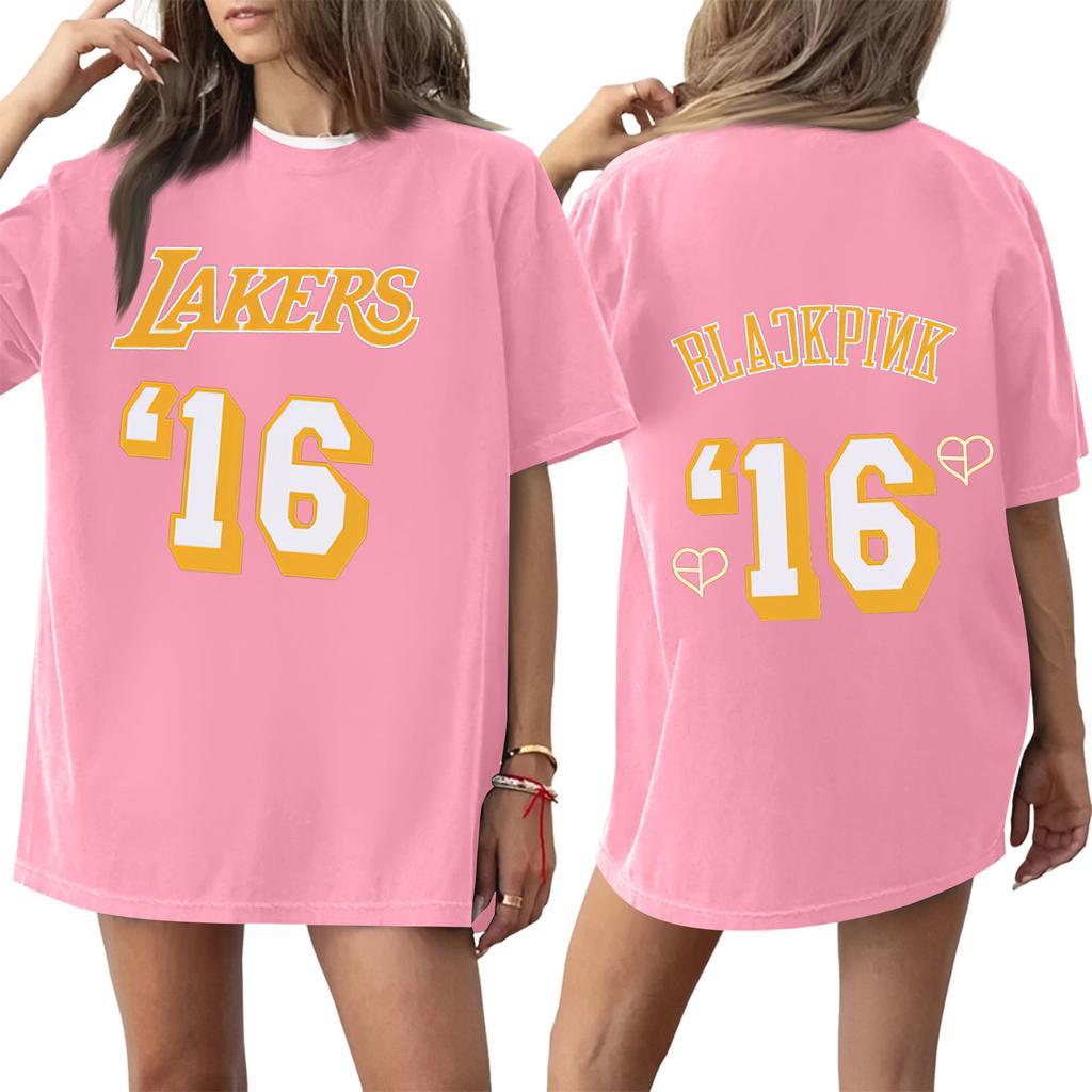 Women's Round Neck Printed Short-sleeved T-shirt Top