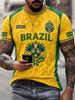 2026 New Brazilian Trend Design Football Women's Shirt, Fan Surrounding Quick Drying Breathable Light and Thin Comfort Family Kids Tees