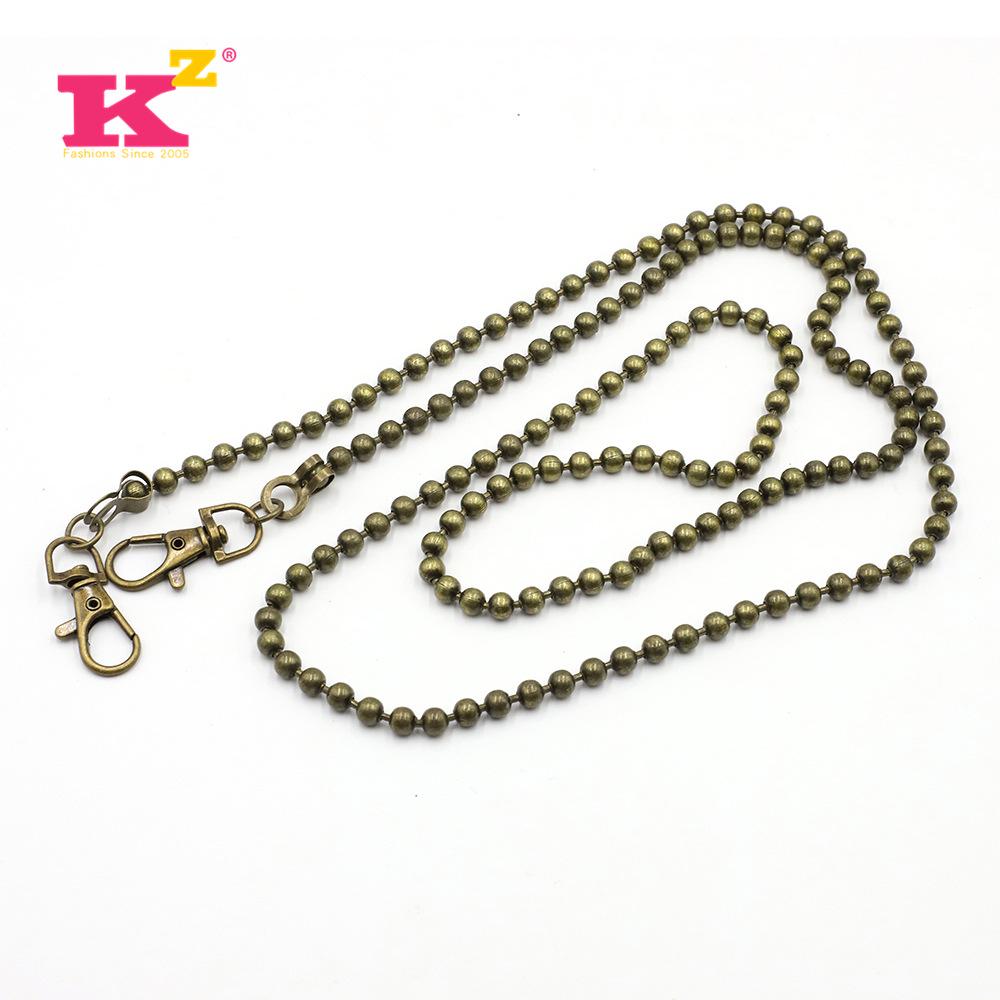 

Серебряная фурнитура, бисерная цепочка, ремень для сумки через плечо и на плечо для женщин