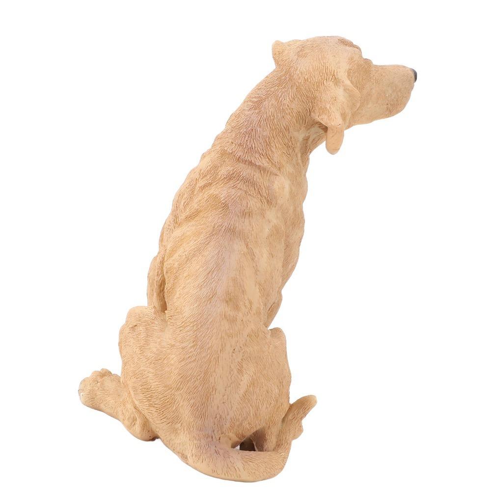 Desktop Dog Figurine Anti Fade Puppy Statue Cute Dog Statue Home