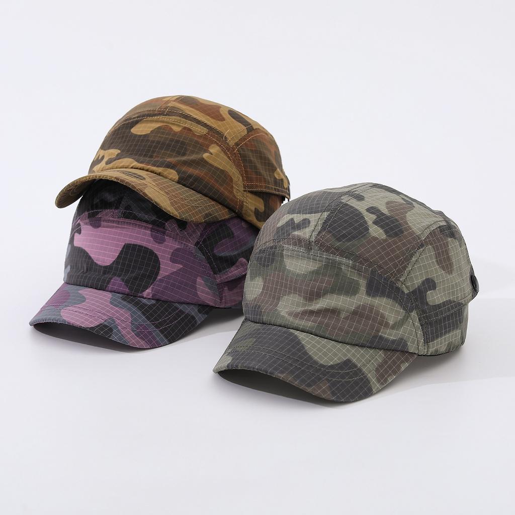 Quick-drying Camouflage Baseball Cap for Men and Women Easiest for Match Face Small Peaked Cap Outdoor Sports Sun Protection Sun Hat