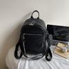 Backpack Women's Simple New Fashion Versatile Trend Large Capacity Leisure Travel Student Backpack