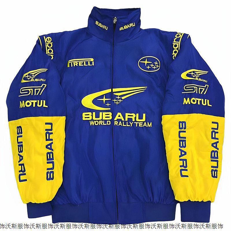 Men Women Vintage Racing Style Windproof Cycling Jacket Lightweight Embroidered Motorcycle Riding Outerwear