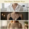Minimalist Cartoon Fish Freshwater Pearl Pendant Necklace Smooth Metallic Finish Jewelry for Women Office Work Wear